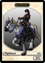 M3 card ) MTG Wan Wi - Metal Derivatives Season 7 - Knight