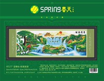 Spring cotton precision printing cross stitch 05177 welcome pine (financial resources rolling)