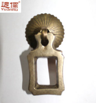 Far Confucian bronze sculpture Chinese antique pure copper handle cabinet door handle drawer handle YRH992