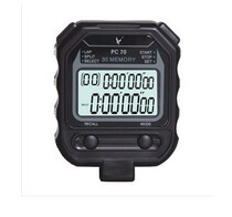 Tianfu stopwatch PC70 two rows of 30 electronic stopwatch timer multi-function track and field running watch high school entrance examination Sports