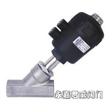 JZ11F 304 stainless steel corner seat valve Plastic Angle Seat Valve Pneumatic Angle Seat Valve DN15 4 points