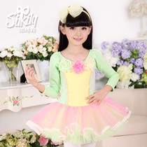 1198 COREY CHILDRENS PURE COTTON LONG SLEEVE DANCE DRESS GIRL AUTUMN STYLE DANCE PRACTICE DANCER BALLET DRESSES