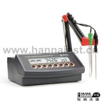 Italian Hana HI2221 laboratory desktop microcomputer pH-ORP-°C analyzer