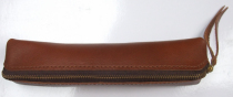 Genuine Leather pen bag makeup bag genuine leather pure hand DIY