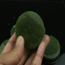 Natural jade bracelet core paperweight jade raw stone seed wool can be carved jade ornaments chess practice