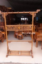 Hedgehog Purple Sandalwood Solid Wood Multipurpose Rack Vintage Red Wood Hanger Clothing Hat Rack 1 Bath Towels Towel Rack