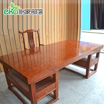 Bahua big board Solid wood big board Log Mahogany Bahua big board table Boss table Office table Tea table painting case