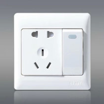 Positive Thai with switch socket 86 Type NEW7G series NEW7-G435 open single control 5-hole power socket