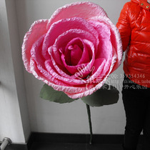 Paper Players Design Wedding Celebration Items Wedding Arrangement Road Leading Decoration Large Paper Flowers 0114#三色玫瑰