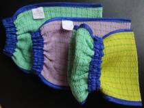 Korea imported double-sided high-quality rub bath to mud bath towel (pink green yellow) 3 colors to choose from