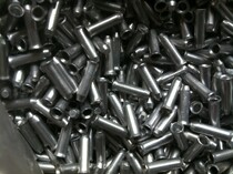 Aluminum alloy brake wire core shift core cap prevents split silver brake wire cap