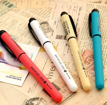 Dispensers Korea Stationery Fresh Candy Color Muna Beauty Monami Black Red Blue Middle Sex Pen 5 0 Water Pen
