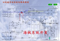 flash animation production of railway electrical signal switch machine circuit teaching zd6 ZYJ7