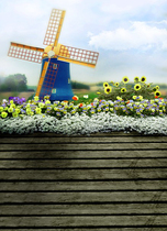 Childrens photography background cloth outdoor landscape grass green theme 100 days photo studio baby photo background paper 1049