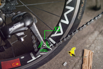 (004 groceries) Shimano Road Mountain series rear dial wheel titanium alloy screws lightweight 2 =