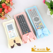 Full 58 yuan bow remote control cover Fabric remote control cover TV cable air conditioning protective cover