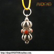 Nepal 925 pure silver pure handmade with nine strands of Dorji amulet pendant