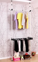 New Pint Price Han Style Ground Floor Indoor Floor Cloister Pants Rack Easy Combination Clothes Hanger Telescopic Metal Cloakhat Rack