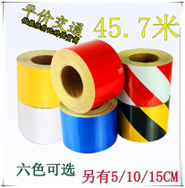 60CM reflective warning tape reflective film safety warning tape Wall marking tape black yellow red and white