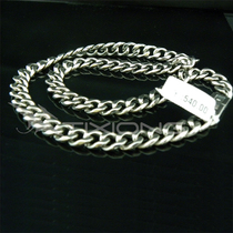 TIXIONG 99 9 Pure Titanium Mens Titanium Necklace Pure Titanium Necklace Denim Chain