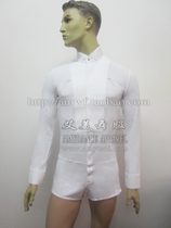 Morden Dance Latin Dancing Out of service Practice Suit Mens Coattails Shirt Professional Institution Exam Grade