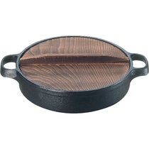 Southern Japan ironware and Genshei Rongtang fried dumpling pot Sukiyaki pot Hot pot frying pan Iron pot ca-4