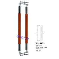 Modern glass door handle Restaurant door handle Wooden door handle European handle 1 2 meters green bronze