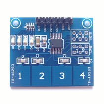 4-way TTP224 capacitive touch module digital touch sensor human touch switch TTP224 4