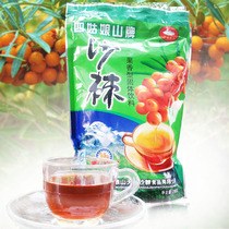 Sichuan specialty Aba Siguniang Mountain brand seabuckthorn solid fruit beverage 268G * 3 bags of powder