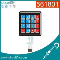 561801 Matrix keyboard keypad 4*4 16-key membrane switch panel MICROCONTROLLER keyboard