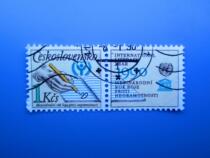 Foreign stamps Czechoslovakia 1990 International Year of Literacy with a ticket to the stamp 1 full-written hand