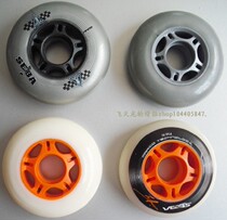 Flat flower wheel brake wheel 85A 72 76 80MM high-elastic PU wheel beef tendon wheel