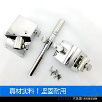 Fixed stainless steel rounded fishing box Three-piece set fishing box accessories Fishing gear Fishing outdoor supplies 