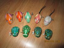 Nostalgic tin toy mouse frog single sale