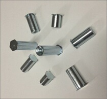 Factory direct environmental protection blue zinc riveting stud BSOM3 * 4-M3*35