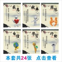 Office Poster Inspirational Hanging Painting Company Management Logo Poster Corporate Culture Placard Wallchart Exhibition Board