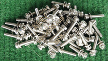 M2 5x14 cross head with Spring washer nickel plated screw 100 price