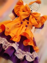 Halloween maid outfit 2021 new maid value 5-piece set cute big skirt l dress up cos