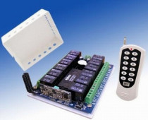 Wireless multi-function New 12-way wireless remote control switch 12V multi-function receiving relay module motor horse