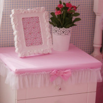 Bedside Cover Cotton Bedside Cabinet Set All Cotton Garden Princess Bed Cabinet Dust Cover Special Clearance