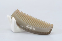  New Zitongge horn comb white buffalo wide-toothed horn comb Non-hot-pressed round-tooth comb chest universal