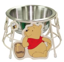 Lazy Pet Korean Winnie the Pooh pattern pet cat dog Wrought iron dining table Stainless steel single bowl