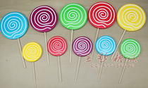 Foam material lollipop home furnishings photo studio childrens performance props wedding photography small 8 yuan Big 12 yuan