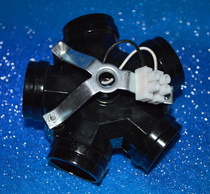 E27 overall black five-point lamp holder 5 fork lamp port characteristic lamp holder lamp holder DIY lamp accessories