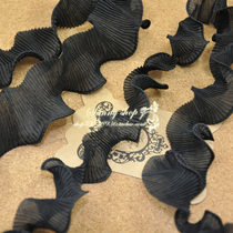 4cm 4cm wide 3cm wide black rice white organ pleated lace HB13051402 1 5 m