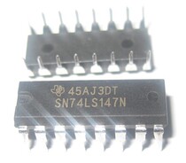 IC IC SN74LS147N 10-wire-4 wire and 8-wire-3-wire priority encoder first inquiry and then beat TI