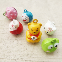 Send hemp rope ring cute pet Bell dog Bell Cat Bell cartoon Bell Teddy hanging pet accessories