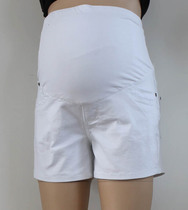 Microblemish special price white pregnant woman Toabdominal denim shorts Toabdominal pregnant woman white shorts Z326