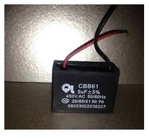 CBB61 start with wire capacitor 450v 2 5UF 450V2 5UF fan start capacitor with wire
