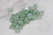 Tibetan Buddha beads accessories local jade spacer hole is 0 15cm diameter 0 6cm